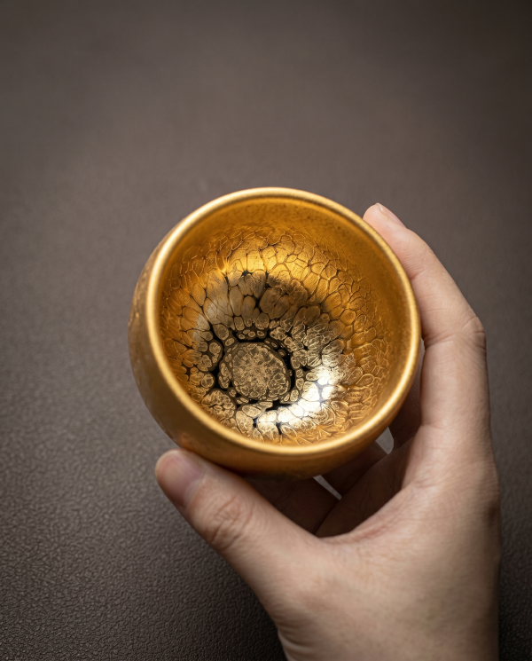 Imperial Gold Oil-Drop Zen JIAN ZHAN Cup (Set of 2) - Image 3