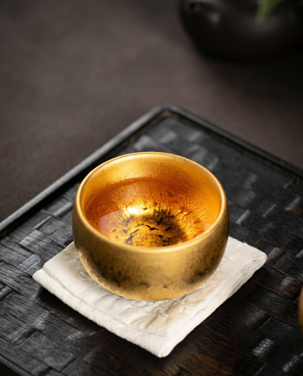 Imperial Gold Oil-Drop Zen JIAN ZHAN Cup (Set of 2) - Image 2