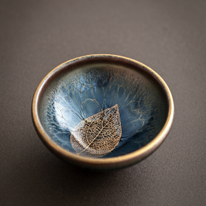 Home golden leaf indigo tenmoku jian zhan