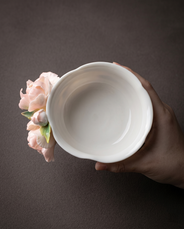 Empress Peony Sculptural Goblet - Image 3