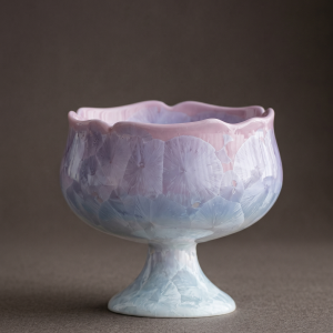 Violet Bloom Crystalline Cup
