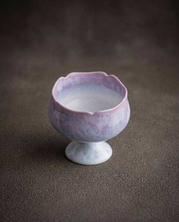 Violet Bloom Crystalline Cup - Image 2